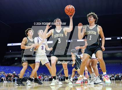 Thumbnail 2 in Gordon @ Benjamin (UIL 1A Basketball Semifinal) photogallery.