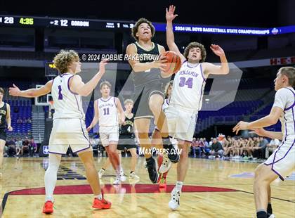 Thumbnail 3 in Gordon @ Benjamin (UIL 1A Basketball Semifinal) photogallery.