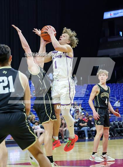 Thumbnail 1 in Gordon @ Benjamin (UIL 1A Basketball Semifinal) photogallery.