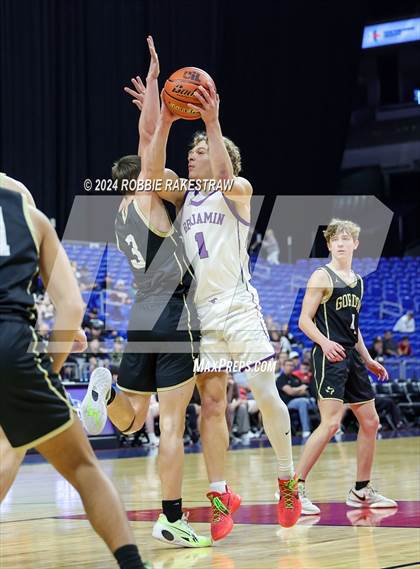 Thumbnail 3 in Gordon @ Benjamin (UIL 1A Basketball Semifinal) photogallery.