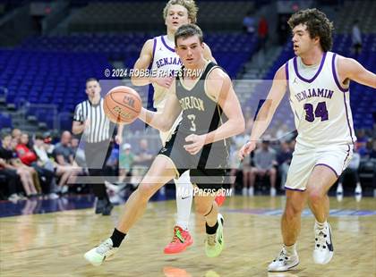 Thumbnail 3 in Gordon @ Benjamin (UIL 1A Basketball Semifinal) photogallery.