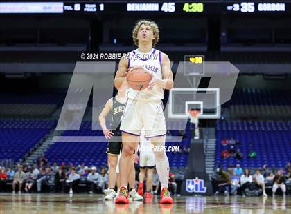 Thumbnail 3 in Gordon @ Benjamin (UIL 1A Basketball Semifinal) photogallery.