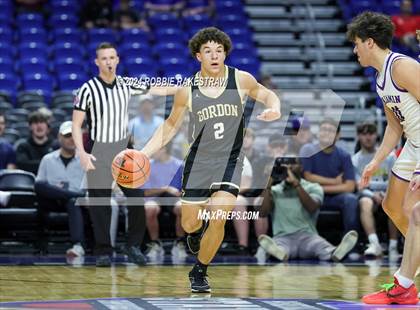 Thumbnail 2 in Gordon @ Benjamin (UIL 1A Basketball Semifinal) photogallery.