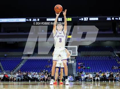 Thumbnail 2 in Gordon @ Benjamin (UIL 1A Basketball Semifinal) photogallery.