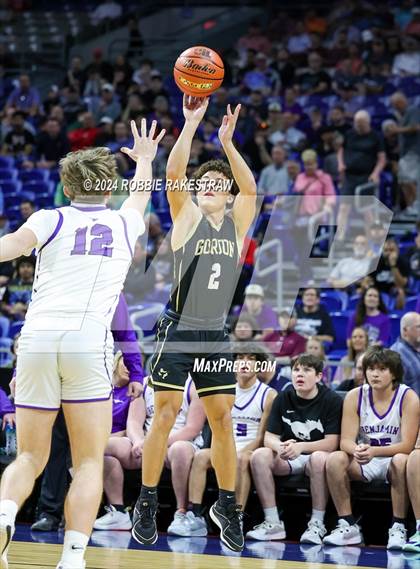 Thumbnail 1 in Gordon @ Benjamin (UIL 1A Basketball Semifinal) photogallery.