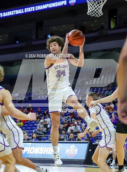 Thumbnail 1 in Gordon @ Benjamin (UIL 1A Basketball Semifinal) photogallery.