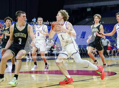 Thumbnail 2 in Gordon @ Benjamin (UIL 1A Basketball Semifinal) photogallery.