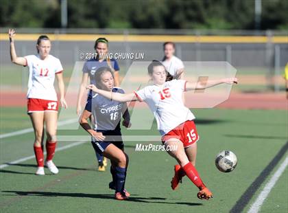 Thumbnail 3 in Orange Lutheran vs. Cypress (Aliso Cup Tournament) photogallery.