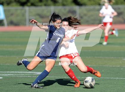 Thumbnail 1 in Orange Lutheran vs. Cypress (Aliso Cup Tournament) photogallery.