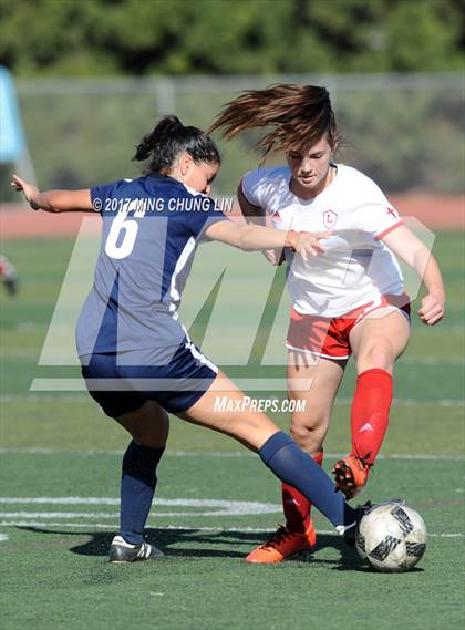 Thumbnail 2 in Orange Lutheran vs. Cypress (Aliso Cup Tournament) photogallery.