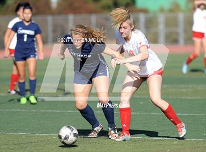 Thumbnail 3 in Orange Lutheran vs. Cypress (Aliso Cup Tournament) photogallery.