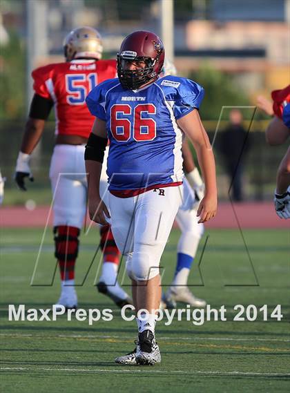 Thumbnail 1 in Bergen County All-Star Football Game (North vs. South)  photogallery.