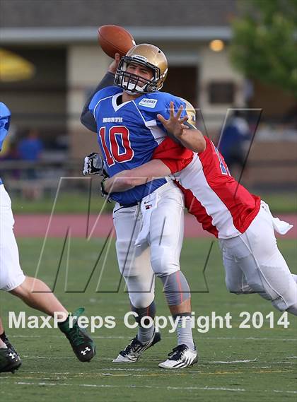 Thumbnail 1 in Bergen County All-Star Football Game (North vs. South)  photogallery.