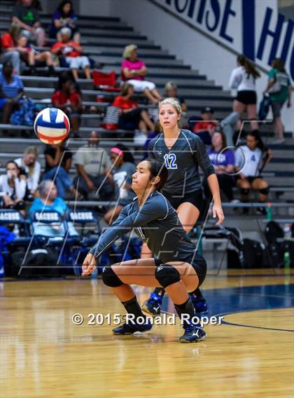 Thumbnail 2 in Rains vs. Lakeview Centennial photogallery.