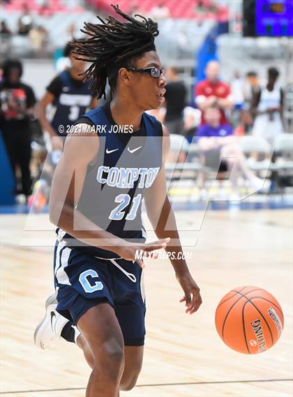 Thumbnail 1 in Compton vs. Mesquite - Section 7 Basketball Tournament photogallery.