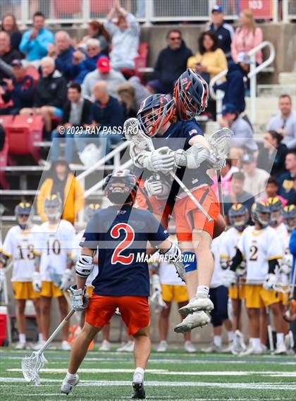 Thumbnail 3 in Manhasset vs. Shoreham-Wading River Long Island Class C Finals photogallery.
