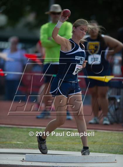 Thumbnail 2 in AIA State Track & Field Championships (Girls Field Events Semifinals) photogallery.