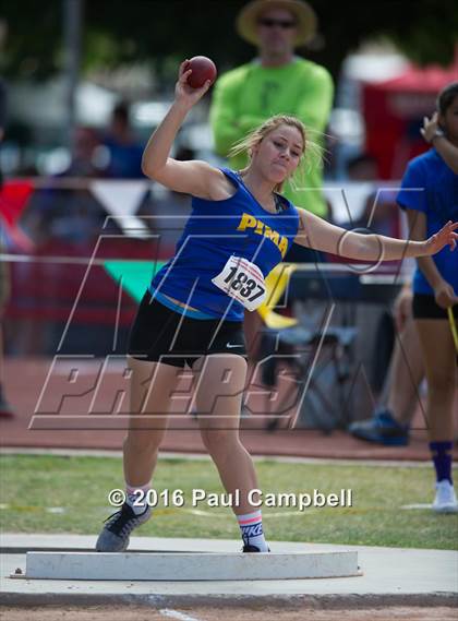 Thumbnail 1 in AIA State Track & Field Championships (Girls Field Events Semifinals) photogallery.