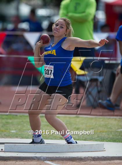 Thumbnail 3 in AIA State Track & Field Championships (Girls Field Events Semifinals) photogallery.
