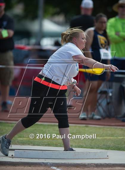 Thumbnail 1 in AIA State Track & Field Championships (Girls Field Events Semifinals) photogallery.