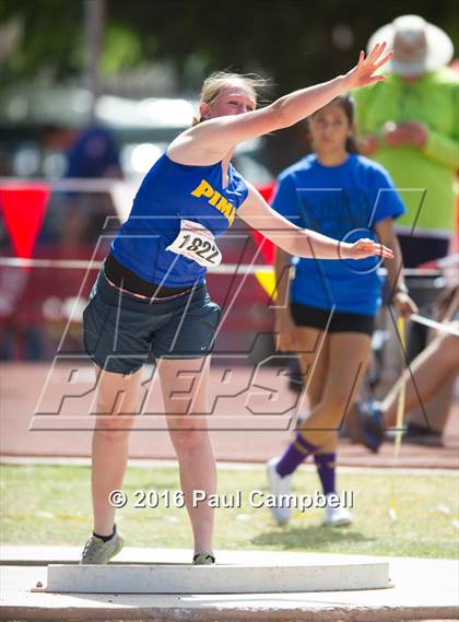 Thumbnail 1 in AIA State Track & Field Championships (Girls Field Events Semifinals) photogallery.