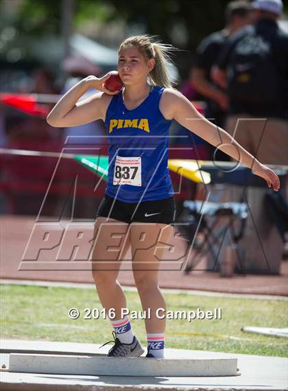 Thumbnail 2 in AIA State Track & Field Championships (Girls Field Events Semifinals) photogallery.