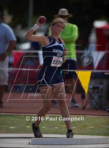 Thumbnail 2 in AIA State Track & Field Championships (Girls Field Events Semifinals) photogallery.