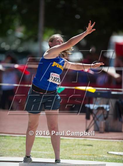 Thumbnail 1 in AIA State Track & Field Championships (Girls Field Events Semifinals) photogallery.