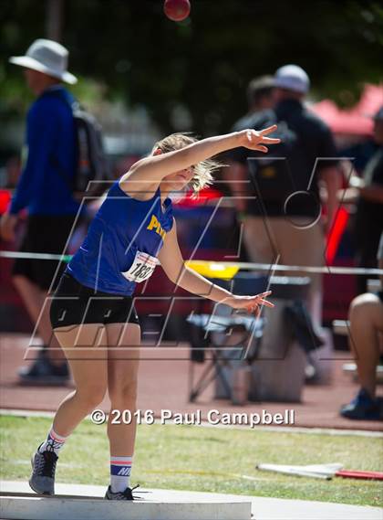 Thumbnail 1 in AIA State Track & Field Championships (Girls Field Events Semifinals) photogallery.