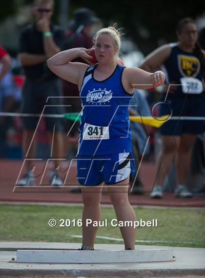 Thumbnail 1 in AIA State Track & Field Championships (Girls Field Events Semifinals) photogallery.