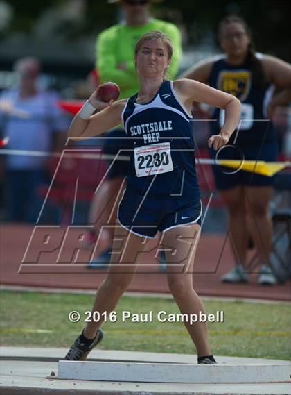 Thumbnail 1 in AIA State Track & Field Championships (Girls Field Events Semifinals) photogallery.