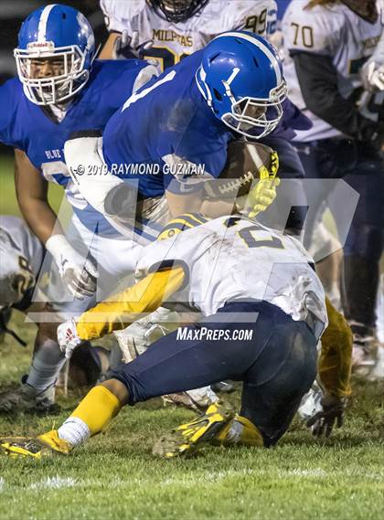 Thumbnail 2 in Milpitas @ Caruthers (CIF NorCal Division 5A Regional Final) photogallery.