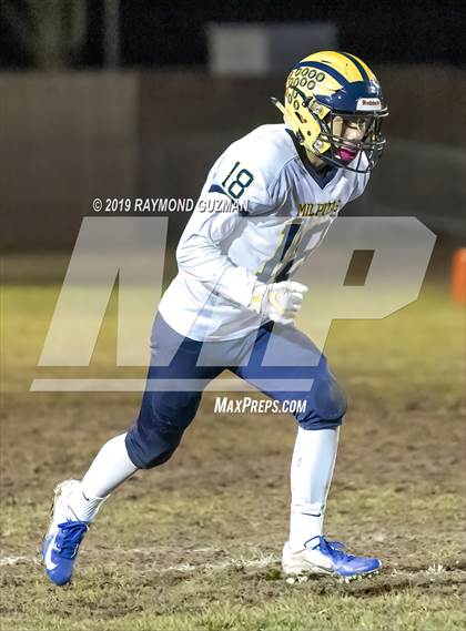 Thumbnail 3 in Milpitas @ Caruthers (CIF NorCal Division 5A Regional Final) photogallery.