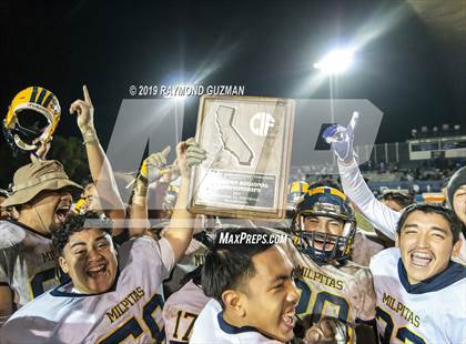 Thumbnail 2 in Milpitas @ Caruthers (CIF NorCal Division 5A Regional Final) photogallery.