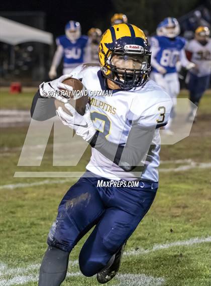 Thumbnail 3 in Milpitas @ Caruthers (CIF NorCal Division 5A Regional Final) photogallery.
