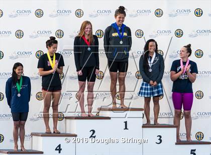 Thumbnail 1 in CIF State Girls Swimming Championships (Finals) photogallery.
