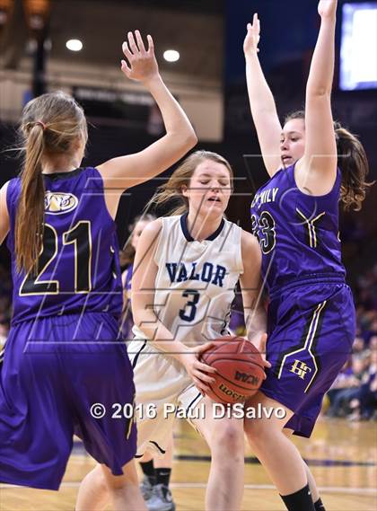Thumbnail 1 in Holy Family vs. Valor Christian (CHSAA 4A Semifinal) photogallery.