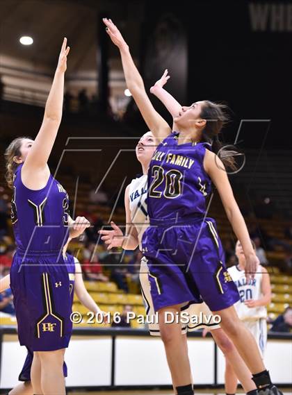 Thumbnail 1 in Holy Family vs. Valor Christian (CHSAA 4A Semifinal) photogallery.