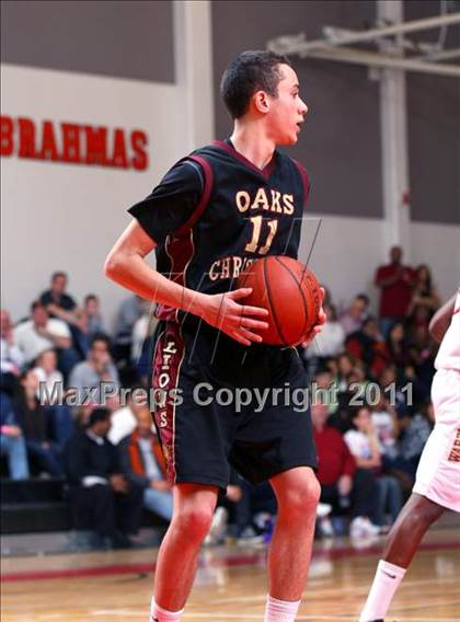 Thumbnail 1 in Oaks Christian vs. Alemany (War on the Floor Extravaganza) photogallery.