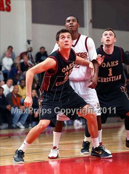 Thumbnail 1 in Oaks Christian vs. Alemany (War on the Floor Extravaganza) photogallery.