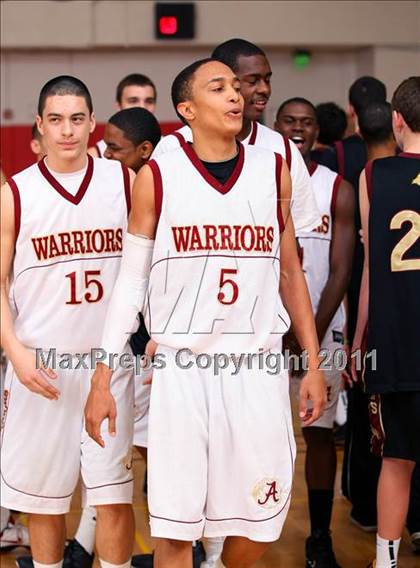 Thumbnail 2 in Oaks Christian vs. Alemany (War on the Floor Extravaganza) photogallery.
