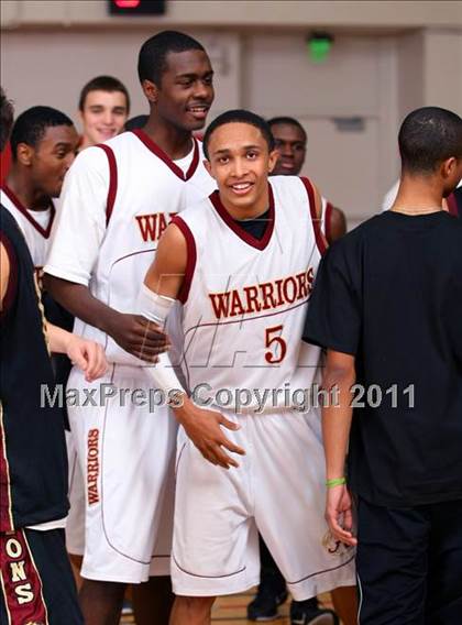 Thumbnail 1 in Oaks Christian vs. Alemany (War on the Floor Extravaganza) photogallery.