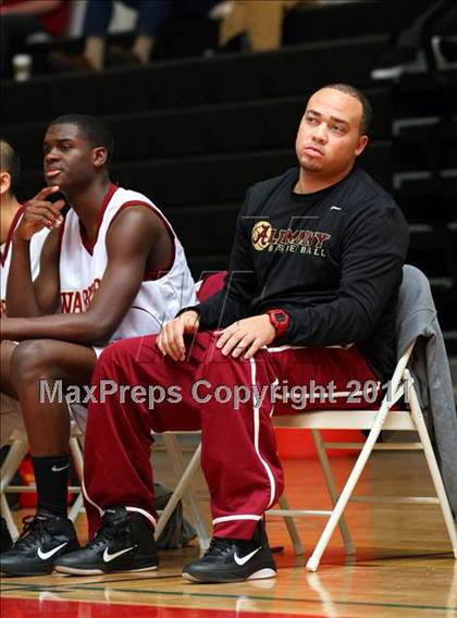 Thumbnail 1 in Oaks Christian vs. Alemany (War on the Floor Extravaganza) photogallery.