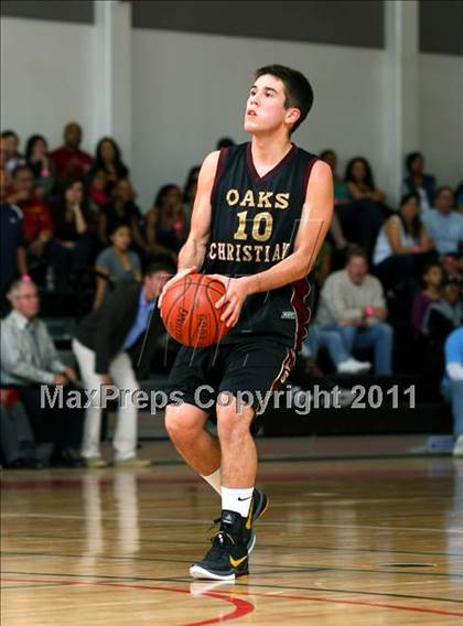 Thumbnail 2 in Oaks Christian vs. Alemany (War on the Floor Extravaganza) photogallery.