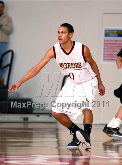 Thumbnail 1 in Oaks Christian vs. Alemany (War on the Floor Extravaganza) photogallery.