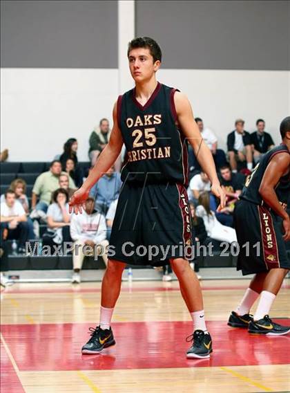 Thumbnail 3 in Oaks Christian vs. Alemany (War on the Floor Extravaganza) photogallery.