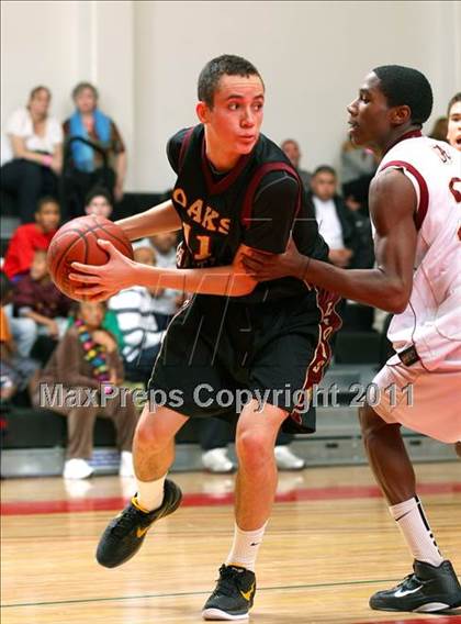 Thumbnail 1 in Oaks Christian vs. Alemany (War on the Floor Extravaganza) photogallery.
