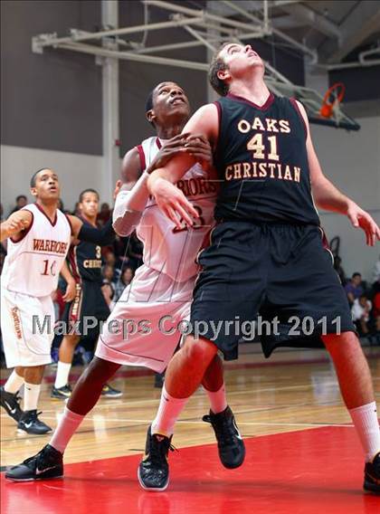 Thumbnail 1 in Oaks Christian vs. Alemany (War on the Floor Extravaganza) photogallery.