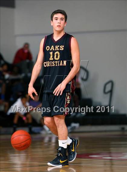 Thumbnail 1 in Oaks Christian vs. Alemany (War on the Floor Extravaganza) photogallery.
