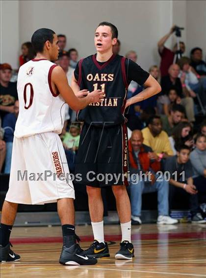 Thumbnail 3 in Oaks Christian vs. Alemany (War on the Floor Extravaganza) photogallery.